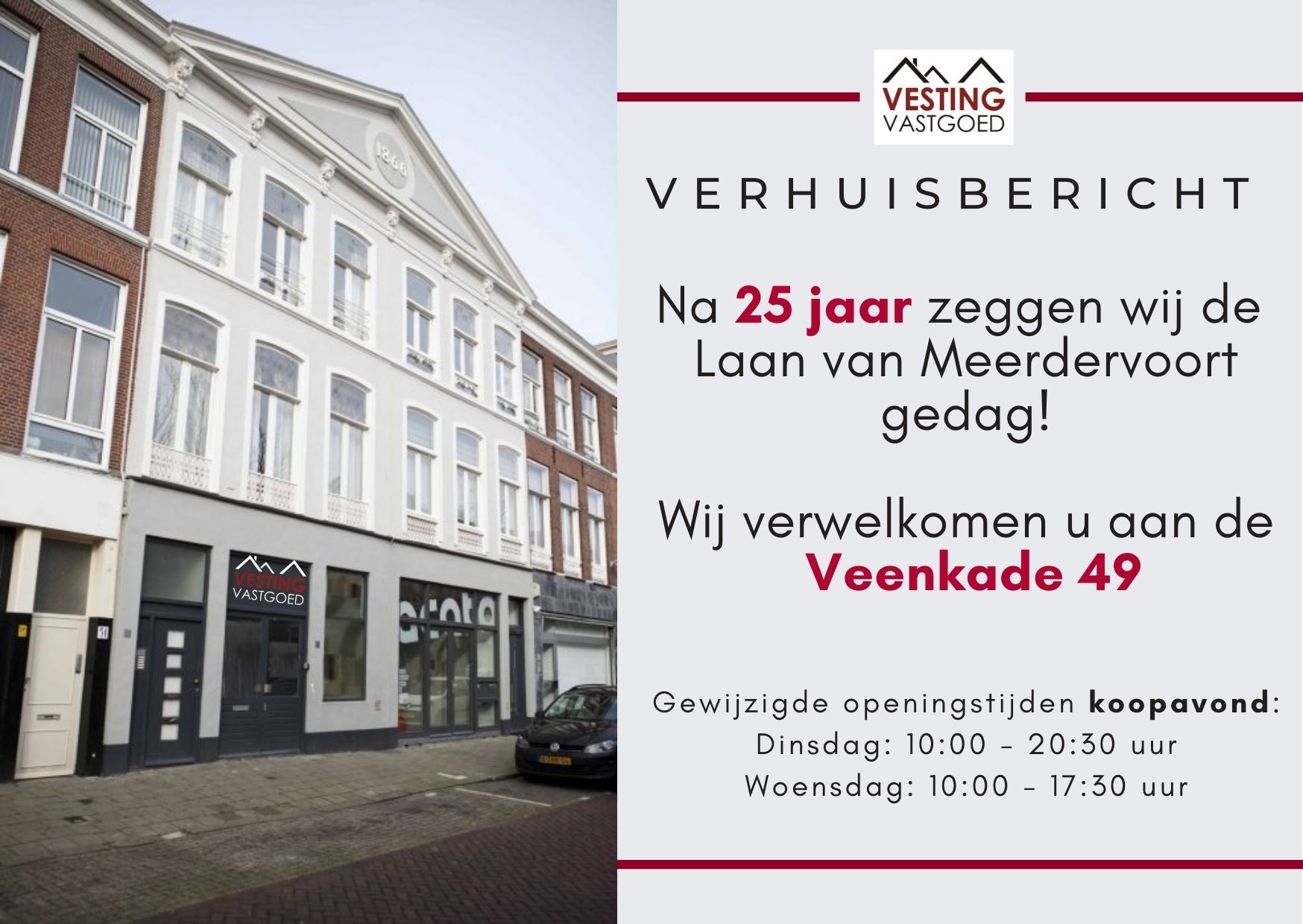 Verhuisbericht
